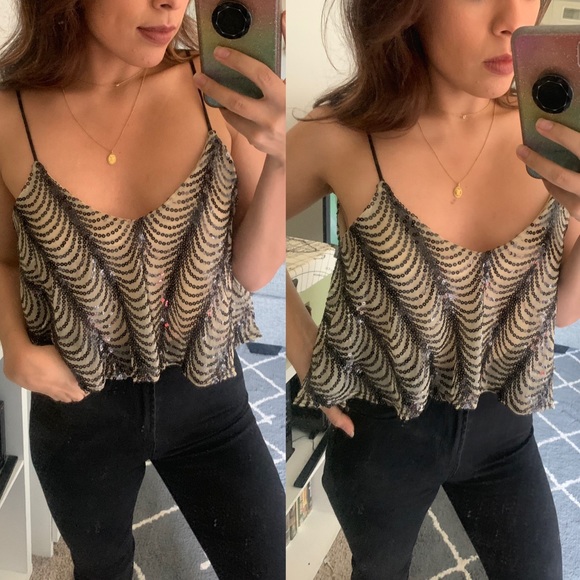 Tops - Sequined Top Tops - Sequined Top